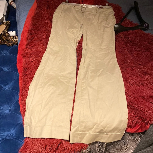BANANA REPUBLIC  Martin Fit Beige Cotton Trousers Sz 6 - Picture 12 of 17